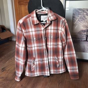 Plaid flannel shacket